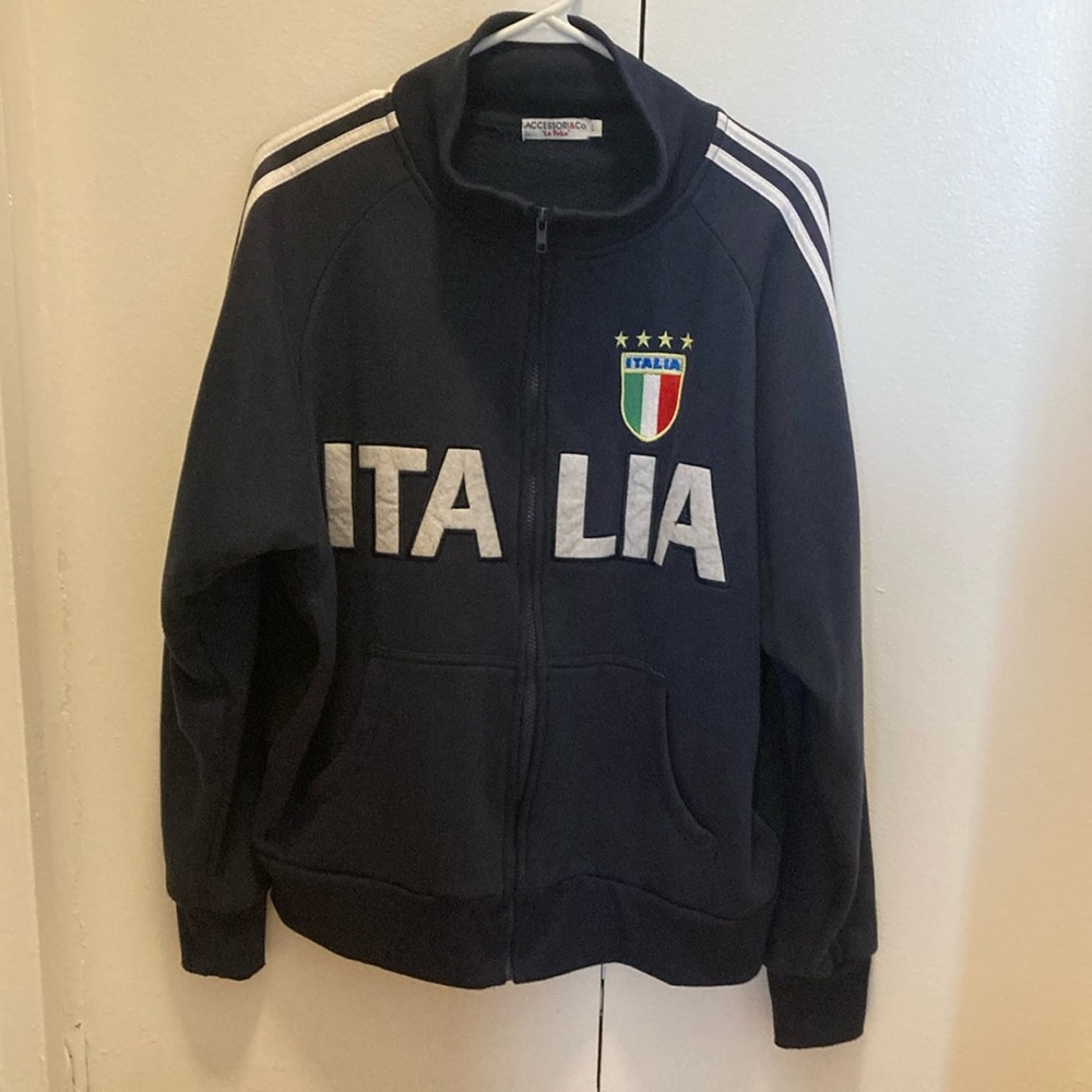 ITALIA ZIPPERED SWEATSHIRT “LE FELPE”